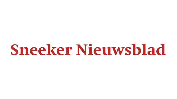 Logo krant Sneek - Sneeker Nieuwsblad op een transparante achtergrond - 600 * 337 pixels 